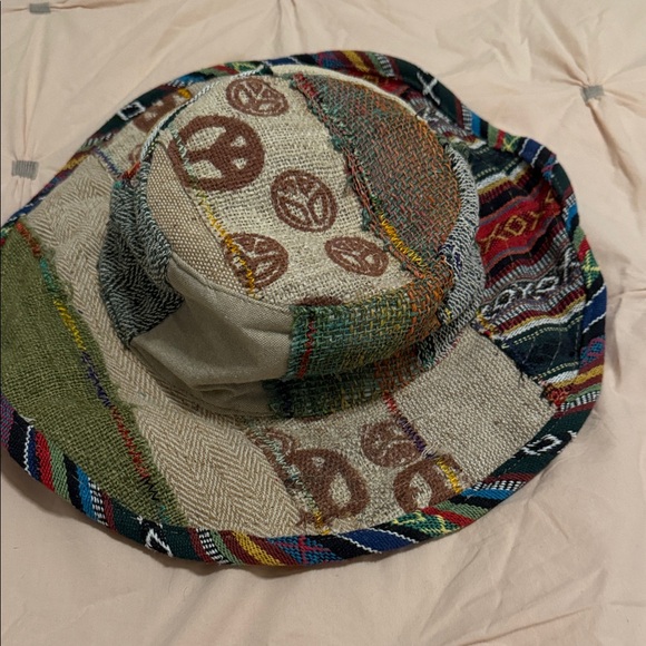 Multicolor Patchwork Bucket Hat - Picture 3 of 11